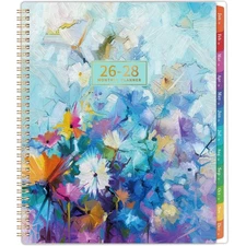 Stylish 2026-2028 Calendar Planner with Smooth Writing Pages & Practical Design