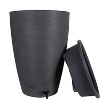 Strata Amesbury Water Butt with Planter, Ash - 120L