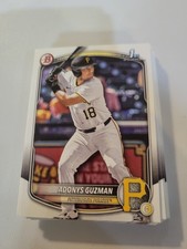 Adonys Guzman 2025 Bowman Draft Baseball Card Pirates 20 Count Lot