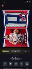 DIGITAL Topps NBA Collect Jalen Brunson Knicks All Star Booklet Legendary /15cc