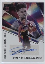 2020 Panini Recon True Potential Signatures Ty-Shon Alexander Rookie Auto RC s1i