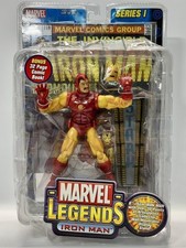 Toybiz Marvel Legends Iron Man 6 Action Figure 2002 Sealed Box Damage