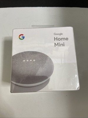 Google Home Mini Smart Assistant - Chalk- New  
