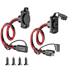 SAE Quick Connector Harness, Male to Female Cable 2 Pack 