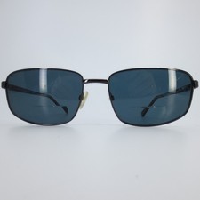 Kirkland Signature Bordeaux Gunmetal Rectangular Sunglasses 60/17 140 Italy