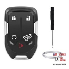 5-Button Keyless Entry Remote Key Fob Shell Replacement Fits for 2019-2020 GMC