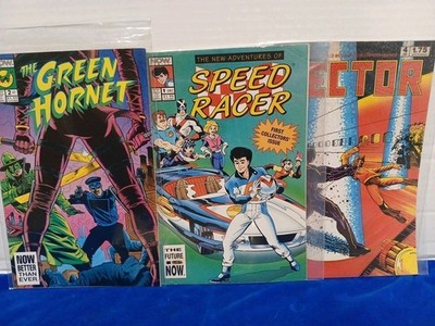 Vintage Now Comics Lot Of 17 Green Hornet Speed Racer Vector 