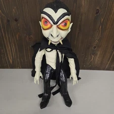 Vintage Paper Magic Group Hanging Dracula Vampire 19" Rubber Halloween
