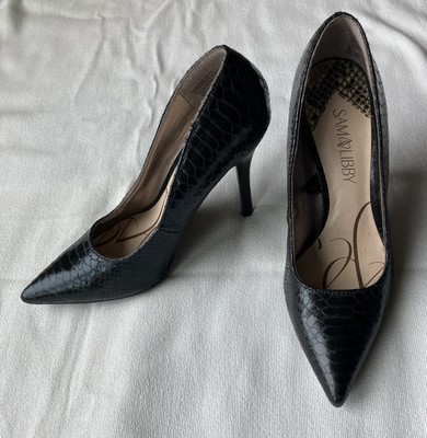 Women's Vintage 4'' Stiletto High Heels Pointy Toe Black  Size 7