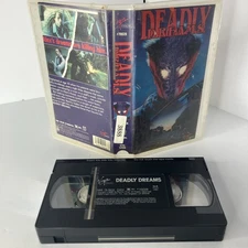 Deadly Dreams (VHS, 1988) HORROR Thriller VIRGIN Vision Films OOP RARE!!