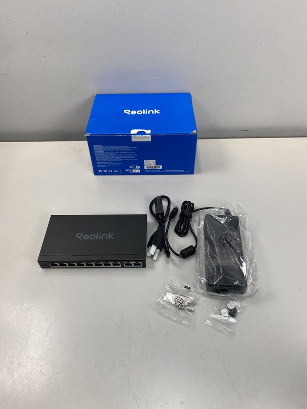 Reolink RLA-PS1  10-Port PoE Switch with 120W PoE Power Budget