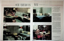 1950 Our American Way Vintage Print Article Guild Galleries Decor