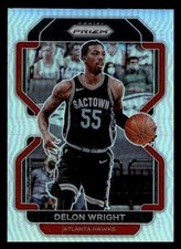 2021 Panini Prizm Silver #57 Delon Wright NBA 75th Anniversary Hawks