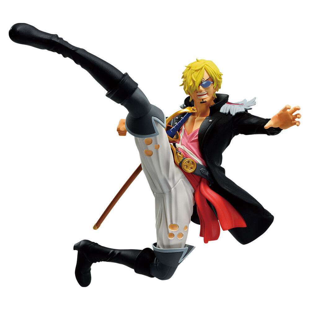 BANDAI SUPER ONE PIECE STYLING FILM GOLD 1 FIGURE SET LUFFY,SANJI