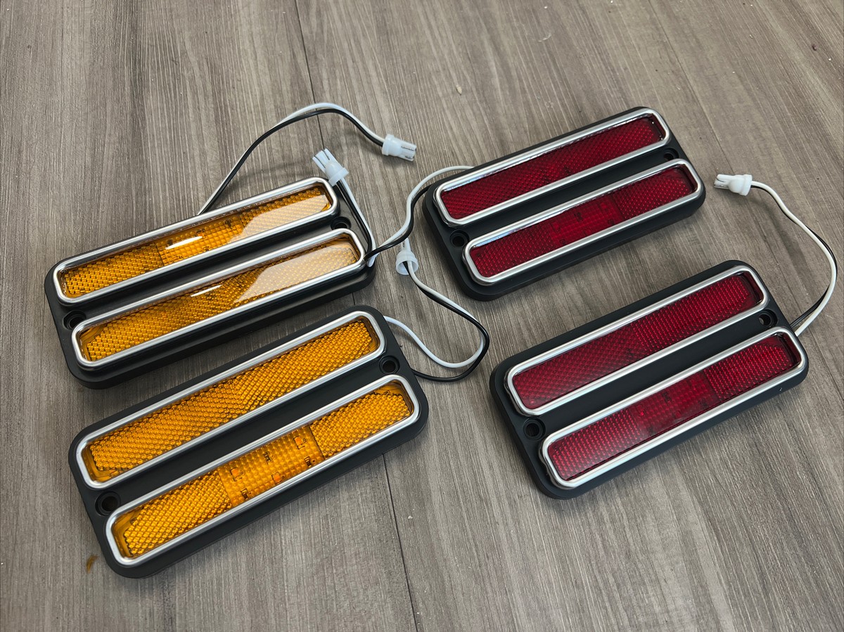 dd2912ページ モンキー、マドモアゼル2点セット 1967-1972 LED Chevy GMC C10 C20 Truck Side Marker Fender