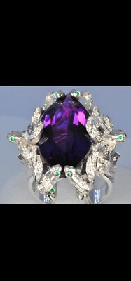 Handgefertigte Ringe 925 Silber (Weißvergoldet)