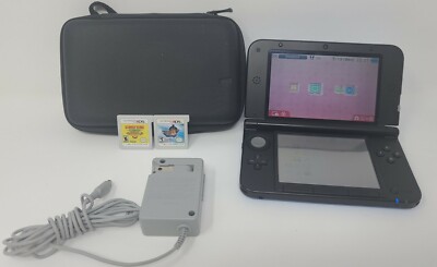 NINTENDO 3DS XL Set +Donkey Kong Returns+Monster Hunter 3