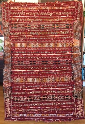 Finely Woven Antique Moroccan Zemmour Tribal Rug Wool Early 1900 S Ebay