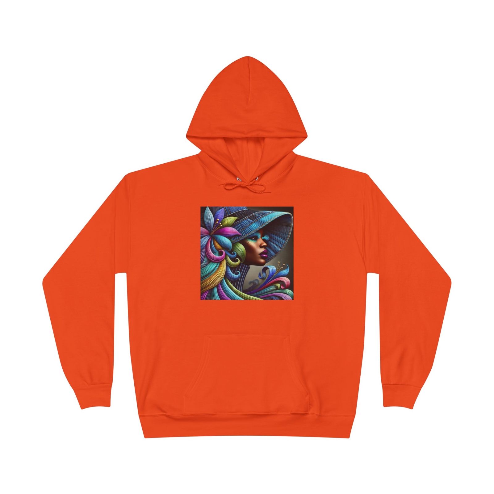 Denim Unisex EcoSmart Pullover Hoodie Sweatshirt #DB1