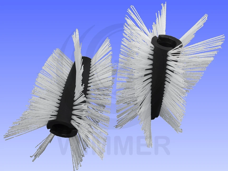 WIMMER 2 Stück Besen Bürste Kehrwalzen Agria 6100 7100 Cleanstar Comfort 900mm Schnee