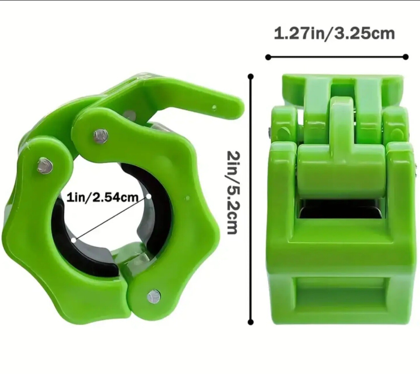 Barbell Clips Clamps Lock Clip Quick Release Bar Weigh 2inch 1 Pair