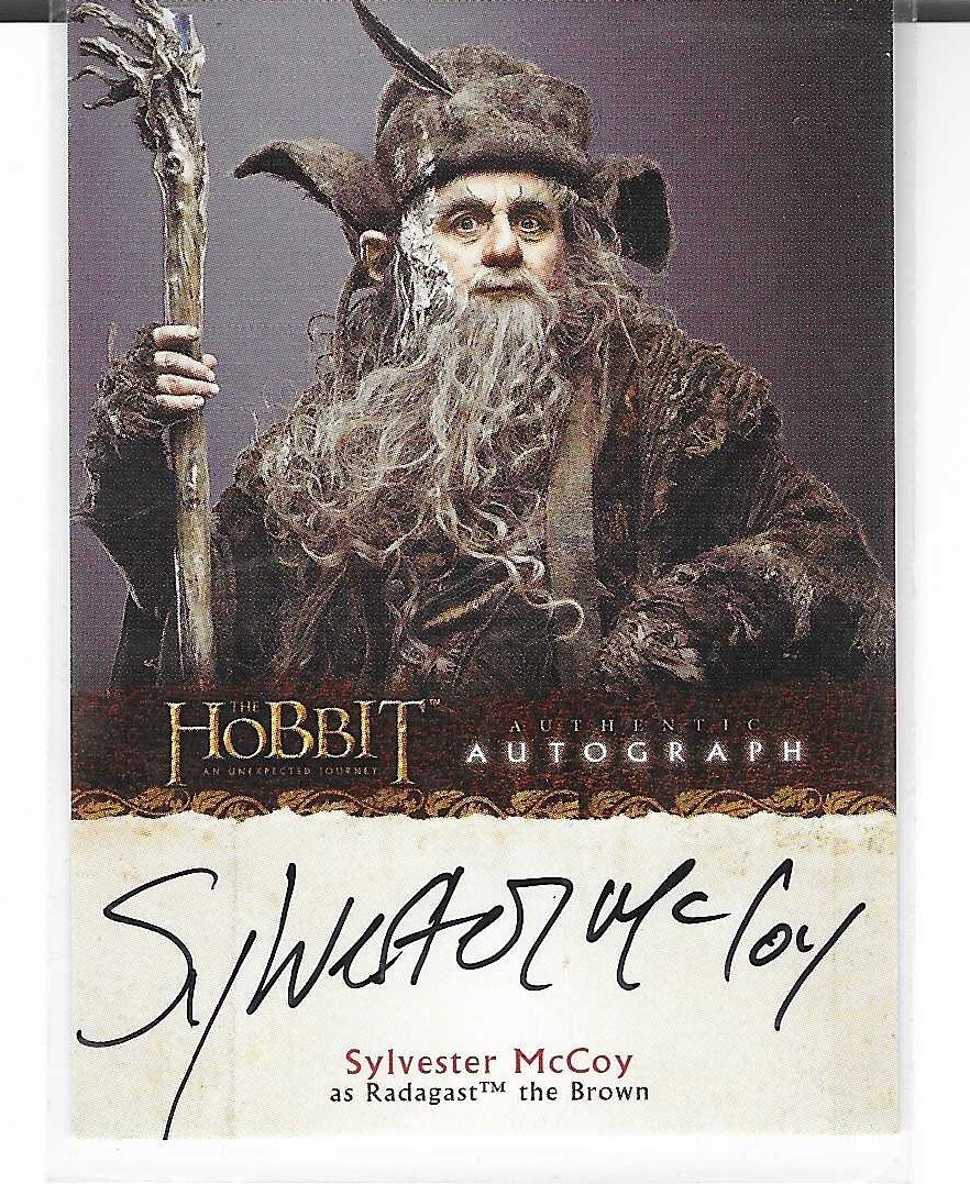 2014 Cryptozoic Hobbit An Unexpected Journey Sylvester McCoy Autograph Card