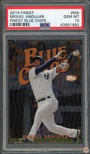 2019 FINEST BLUE CHIPS MIGUEL ANDUJAR #MA PSA 10 POP 2 (992)