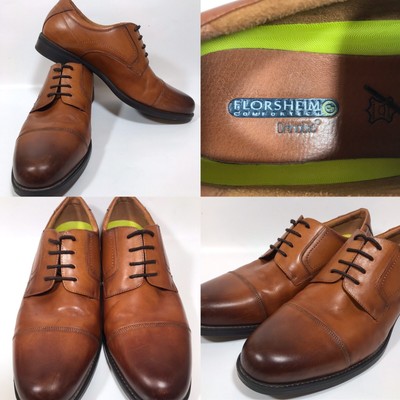 florsheim midtown cap toe oxford cognac