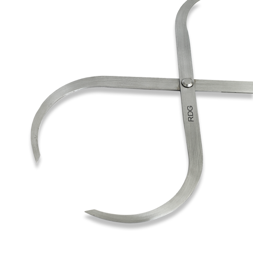 7" double ended calipers steel dividers measuring tools rdgtools - Picture 2 of 2