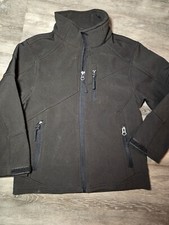 Snozu Winter Performance Winter Jacket Boys Black Coat Full Zip Pockets Sz 5/6