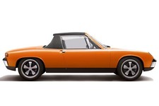 1974 Porsche 914 Profile 24x36 Inch Poster Classic Car