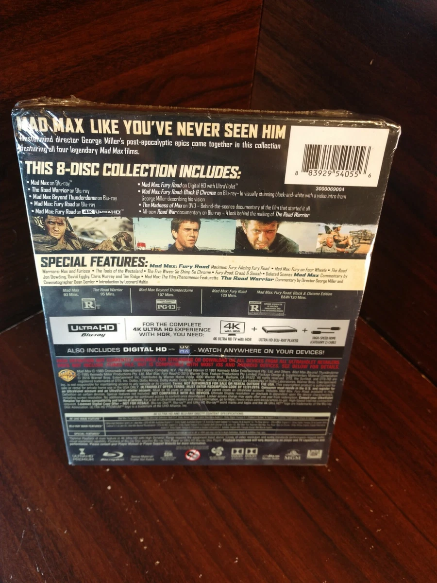 Mad Max High Octane Collection (Blu-Ray Boxset) NEW (Sealed)-Free.