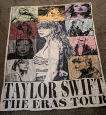 HUGE 60x50 Taylor Swift The Eras Tour Throw Blanket  Soft Plush Fleece – Swiftie
