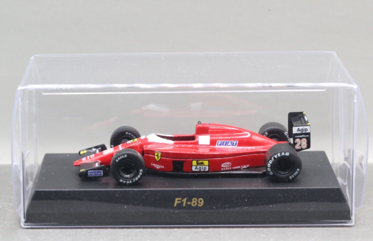 Kyosho 1/64 Ferrari Formula One Collection 1 Fiat F1 F1-89 Kyosho 1/64 Ferrari Formula One Collection 1 Fiat F1 F1-89