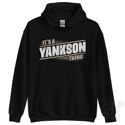 ITS A YANKSON THING HOODIE Name Nachname lustig Familie Hoody Geschenkidee
