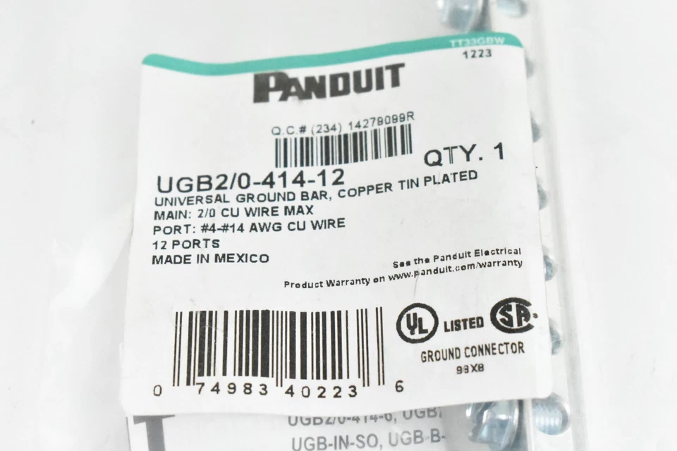 Panduit UGB2/0-414-12 - Image 2 of 3