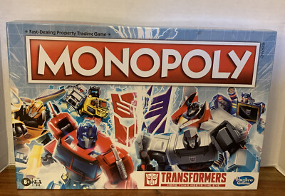 2021 Hasbro Monopoly~TRANSFORMERS More Than Meets The Eye Edition