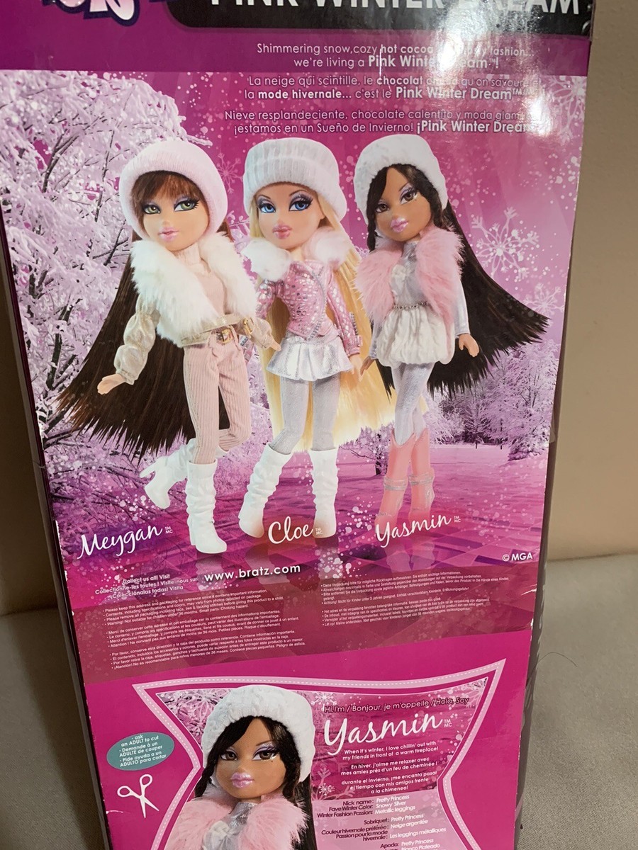 NIB Bratz Doll Yasmin Pink Winter Dream With Accessories | eBay