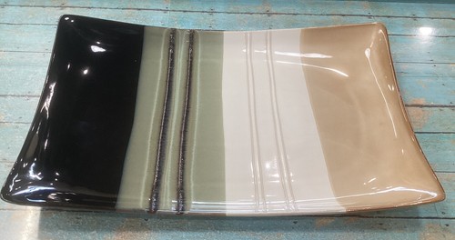 "Home Trends JAZZ Piatto rettangolare 16,5"" X 10,25"" - Foto 5 di 13