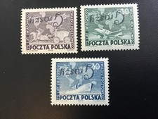 ICOLLECTZONE Poland 457-459 INVERT Set VF hinged