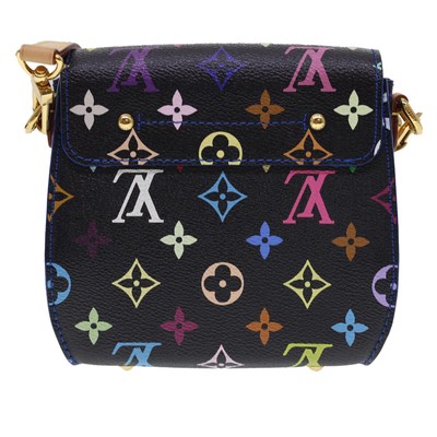 LOUIS VUITTON Multicolor Heart Breaker Shoulder Bag Black M40659  