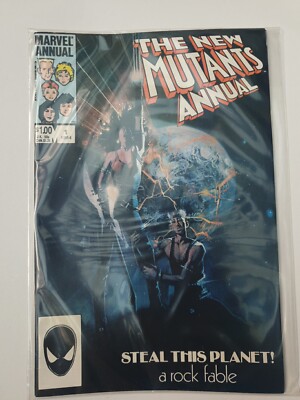 The New Mutants Annual #1 Rare NM 1984 Marvel Comics X-Men/X-Force Trainee's 