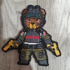 2A BEAR Tactical Morale Patch 2nd Amendment Hook and Loop