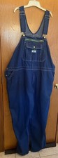 MEN'S LIBERTY BLUE DENIM OVERALLS 52X32 100 COTTON. VERY GOOD CONDITION