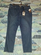 Sofia Vergara Jeans Size 20 Skinny Ankle Frayed Hem Mid Rise Nwt Eb15 