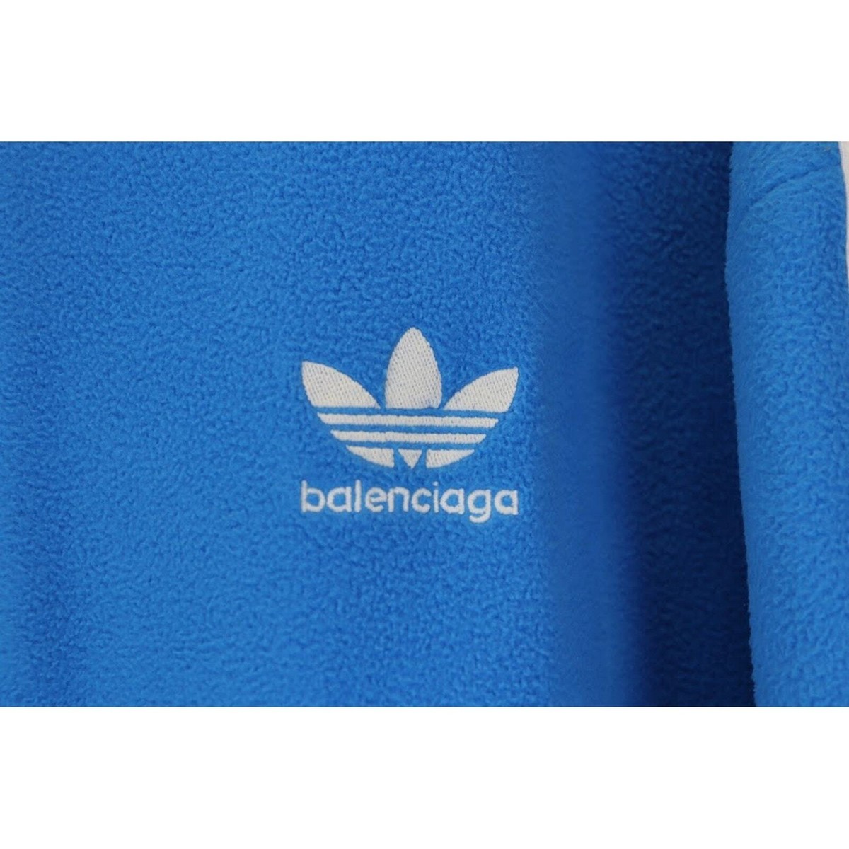 Balenciaga x Adidas Fleece Hoodie in Blue BNWT XS | eBay
