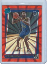 Moses Moody 2021-22 Donruss #234 Holo Orange Laser Golden State Warriors