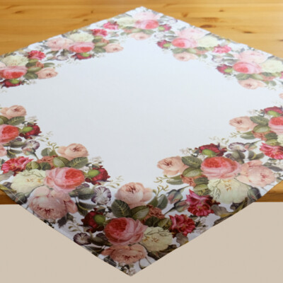 Raebel Tischwäsche ''Rosen'' Tischdecke Mitteldecke / Aufmachung 1 Stück