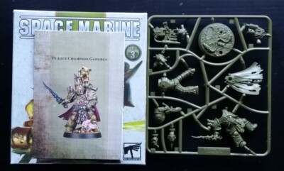 Plague Sword Champion Gangrus Chaos Space Marine Heroes 3 40K Death Guard Knife