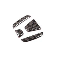 Steering Wheel Trim Cover Decoraton Carbon Fiber For Honda Cr-v Crv 2007-2011 Steering Wheel Trim Cover Decoraton Carbon Fiber For Honda Cr-v Crv 2007-2011